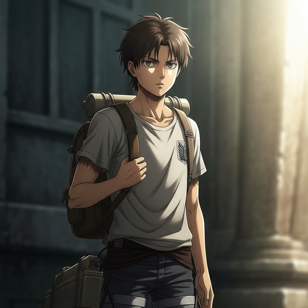 What if Eren never got Titan powers?